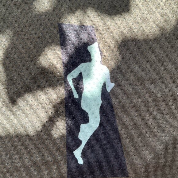 BANDIT RUNNING LONG SLEEVE OLIVE GREEN MICROMESH SHIRT SIZE M - Picture 3 of 7